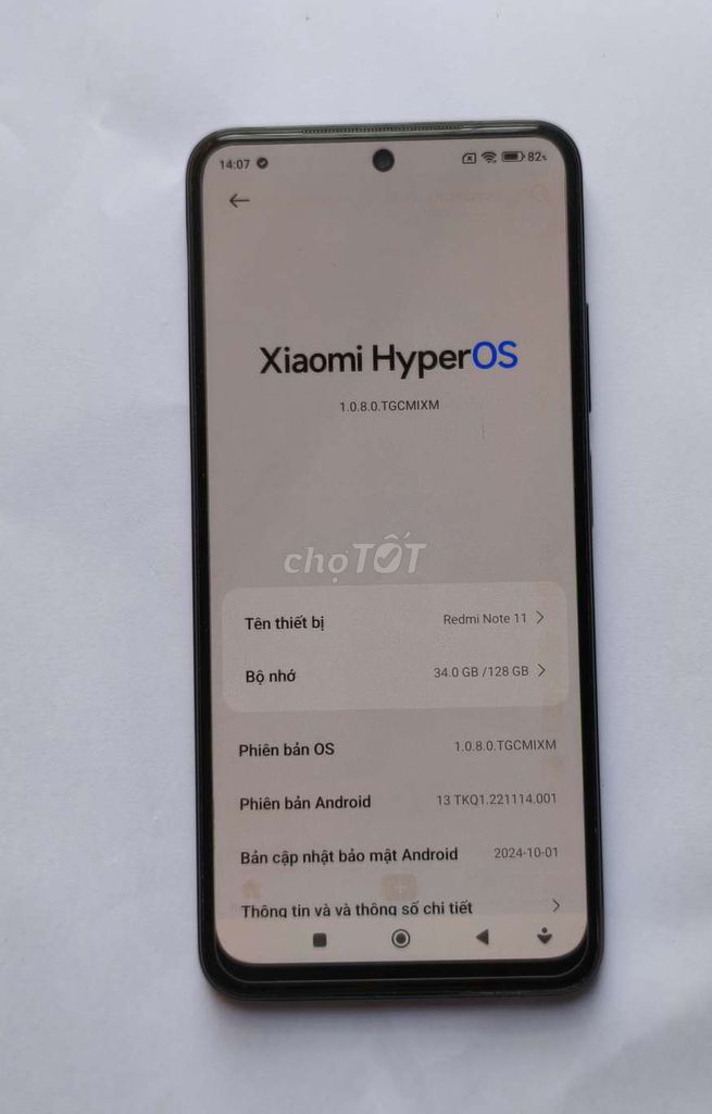 Xiaomi Redmi Note 11 128GB Đen. Mua bán Điện thoại tại Quận Liên Chiểu Đà Nẵng được đăng bởi lê hồ phúc hình 1