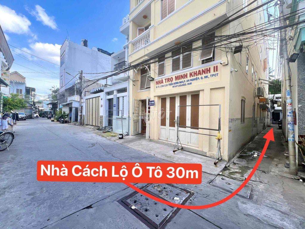 NHÀ LẦU MỚI ĐẸP - SỐ 118/4 H.138 TRẦN HƯNG ĐẠO - NẰM GẦN ĐẠI HỌC CẦN