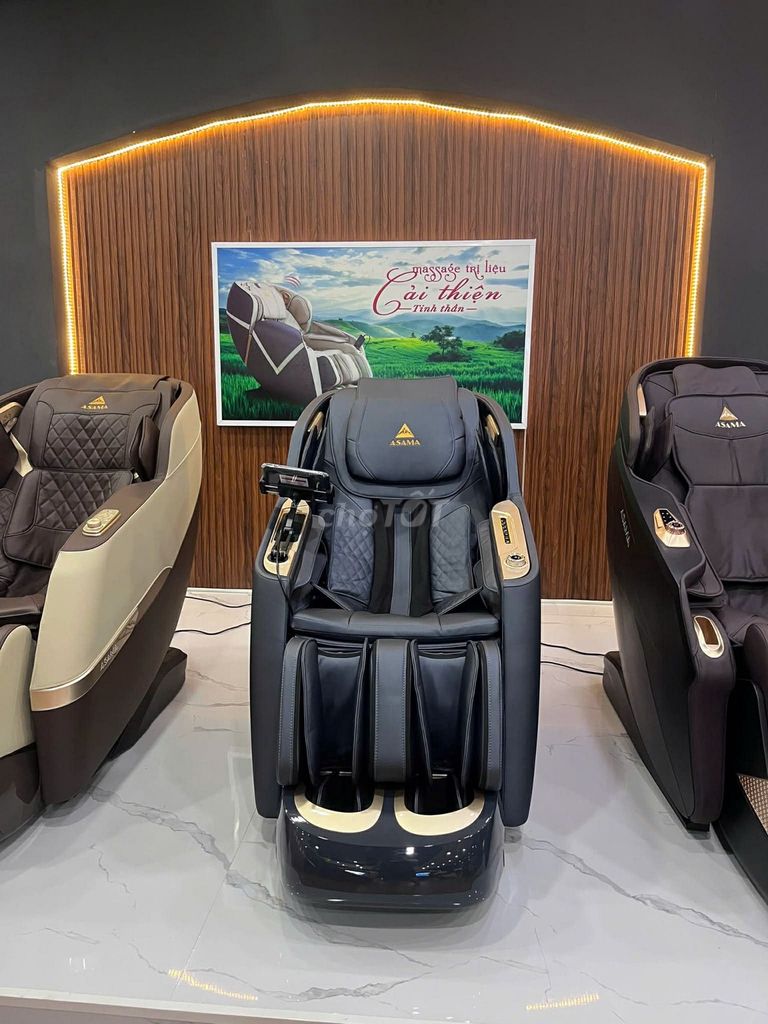 Ghế massage ASAMA Sonic-5 Xanh Đen. Mua bán Bàn ghế tại Huyện Củ Chi Tp Hồ Chí Minh được đăng bởi lantuongasama hình 1