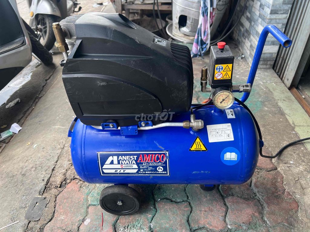 Máy nén khí Anest Iwata 25 lít 8kg 220V. Mua bán Đồ chuyên dụng, Giống nuôi trồng tại Quận 8 Tp Hồ Chí Minh được đăng bởi Trần Hoàng Vũ hình 1