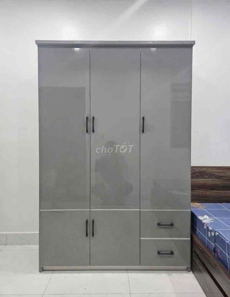 Tủ nhựa Đài Loan Xám 1m25x1m8x43cm. Mua bán Tủ, kệ gia đình tại Thành phố Dĩ An Bình Dương được đăng bởi Hong Le hình 1