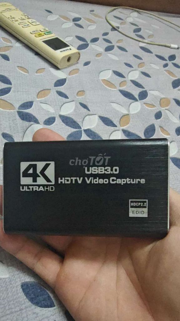 Card ghi video USB 3.0 4K Ultra HD Đen. Mua bán Phụ kiện (Màn hình, Chuột...) tại Quận Hoàng Mai Hà Nội được đăng bởi nguyễn ngọc hải hình 1
