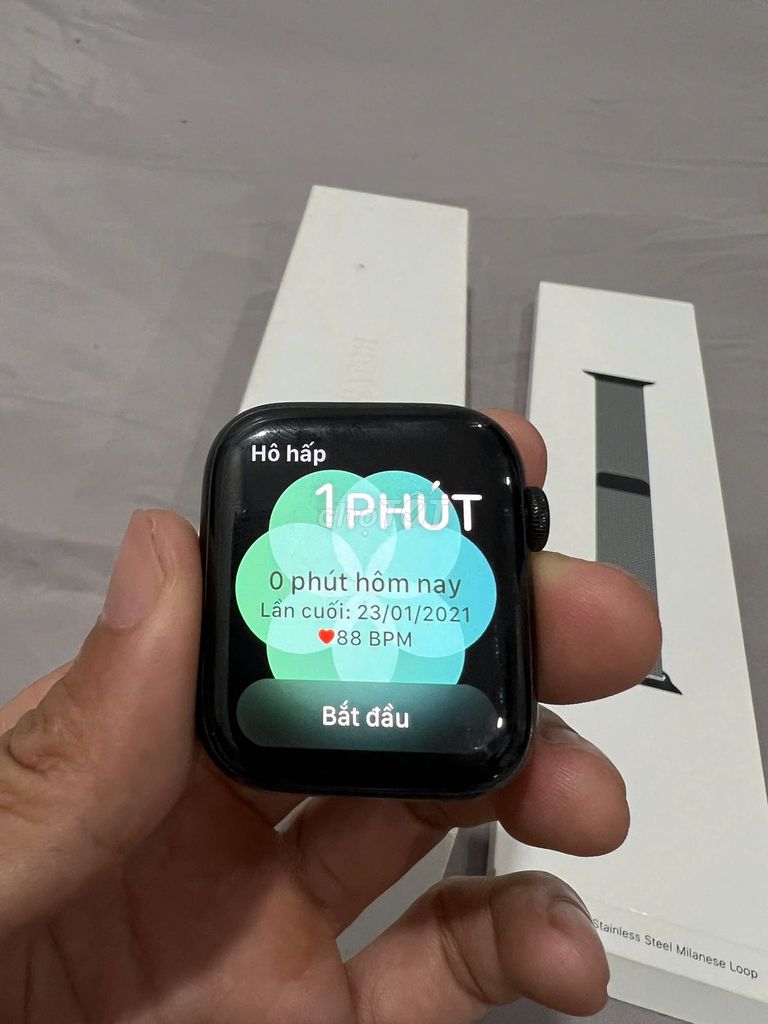 Thanh lý Apple Watch Series 4 Nhật Thép 44mm Đen. Mua bán Thiết bị đeo thông minh tại Quận Ngũ Hành Sơn Đà Nẵng được đăng bởi Khang hình 1