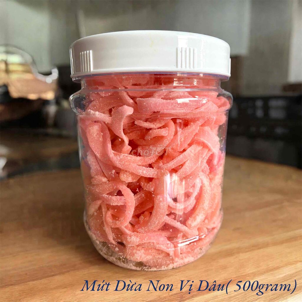 Mứt Dừa Non Vị Sting Dâu hủ 500gr