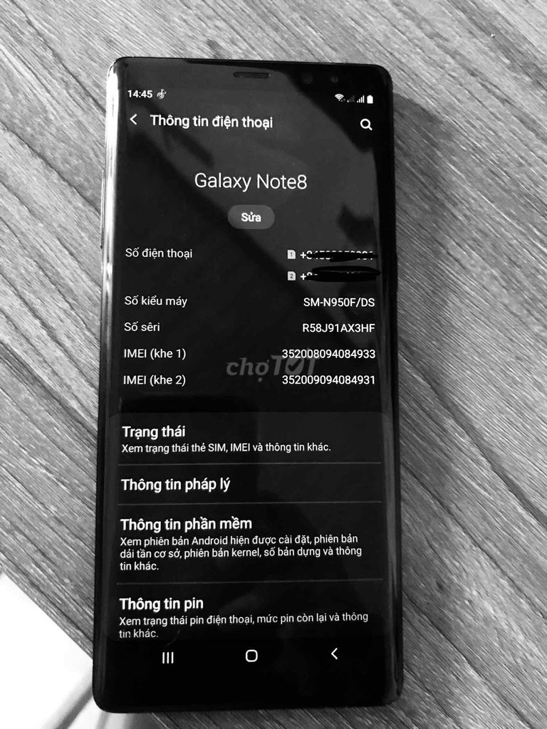 Samsung Galaxy Note 8 Đen 2 SIM. Mua bán Điện thoại tại Huyện Châu Đức Bà Rịa - Vũng Tàu được đăng bởi Bán máy cỏ rẻ hình 1
