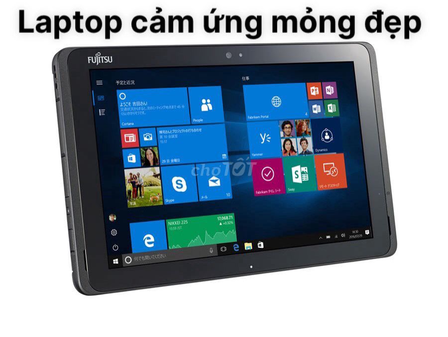 Laptop cảm ứng win 10 ,Ram4G/SSD128G có BH có ship