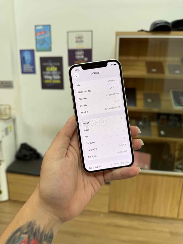 iPhone 12 Pro QTE 512G Zin Nguyên Bản Full CN. Mua bán Điện thoại tại Quận Đống Đa Hà Nội được đăng bởi Hà Nội Mobile Bao Duyệt Nợ Xấu hình 1