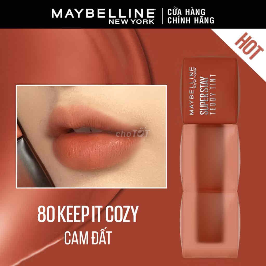 Son kem lì Maybelline Superstay Teddy Cam đất. Mua bán Phụ kiện thời trang khác tại Quận 12 Tp Hồ Chí Minh được đăng bởi Phương Đào hình 1