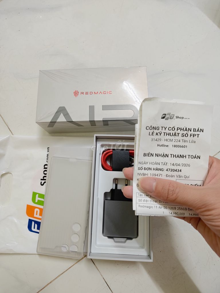 Redmagic 11 Air 256GB Đen. Mua bán Điện thoại tại Thành phố Thủ Đức Tp Hồ Chí Minh được đăng bởi Nhân hình 1