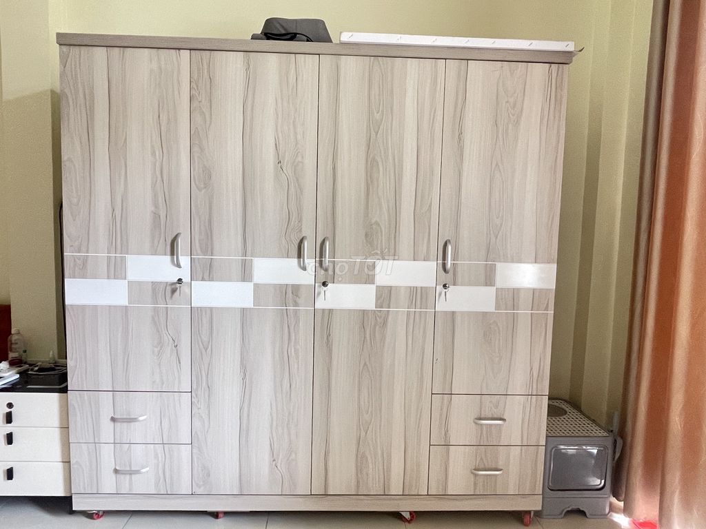 Tủ quần áo gỗ công nghiệp vân gỗ sáng mới. Mua bán Tủ, kệ gia đình tại Quận 11 Tp Hồ Chí Minh được đăng bởi 0537_ Trương Thị Hiền hình 1