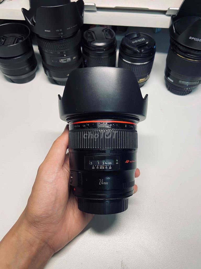 Ống kính Canon 24 F1.4 L II Đã sử dụng. Mua bán Máy ảnh, Máy quay tại Quận Hoàng Mai Hà Nội được đăng bởi Trần Duy Thành  hình 1