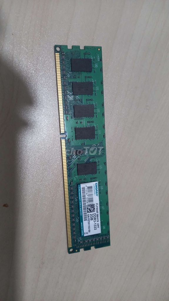 RAM Kingmax DDR3 2GB 1333MHz Đài Loan. Mua bán Linh kiện (RAM, Card...) tại Thành phố Dĩ An Bình Dương được đăng bởi Phuu Lee hình 1
