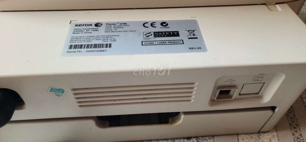 Máy in Xerox Phaser 3155. Mua bán Đồ dùng văn phòng tại Huyện Vụ Bản Nam Định được đăng bởi Lê Lực hình 4