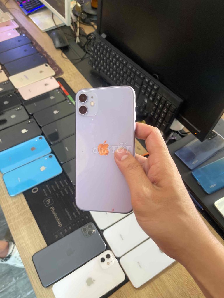 iPhone 11 Tím 3777. Mua bán Điện thoại tại Quận Cẩm Lệ Đà Nẵng được đăng bởi Sim Số Đại Tài hình 1