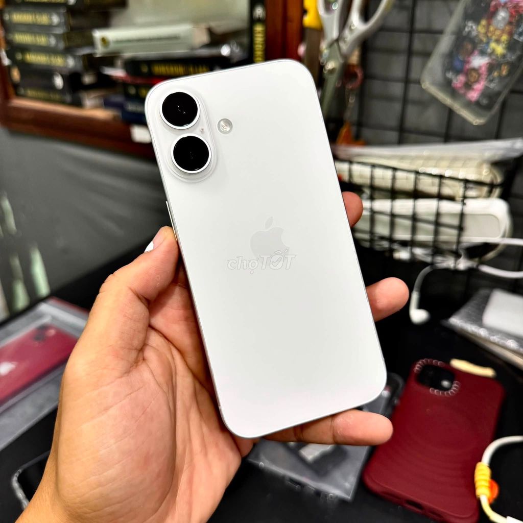 Apple iPhone 16 128GB Trắng 98%. Mua bán Điện thoại tại Quận 10 Tp Hồ Chí Minh được đăng bởi Hội Đồ Điện Tử hình 1
