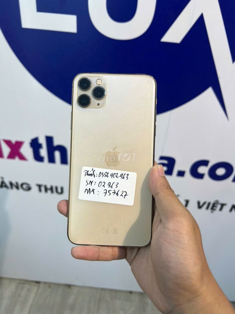Apple iPhone 11 Pro Max 64GB Vàng Mỹ 88%. Mua bán Điện thoại tại Quận Đống Đa Hà Nội được đăng bởi Quang Luxthumua hình 1