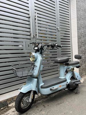 Xe đạp điện Dike Xanh nhạt