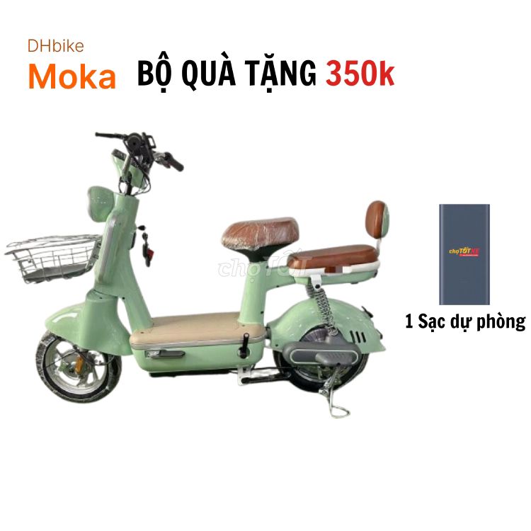 XE ĐIỆN DHBIKE MOKA 2024 XANH NGỌC