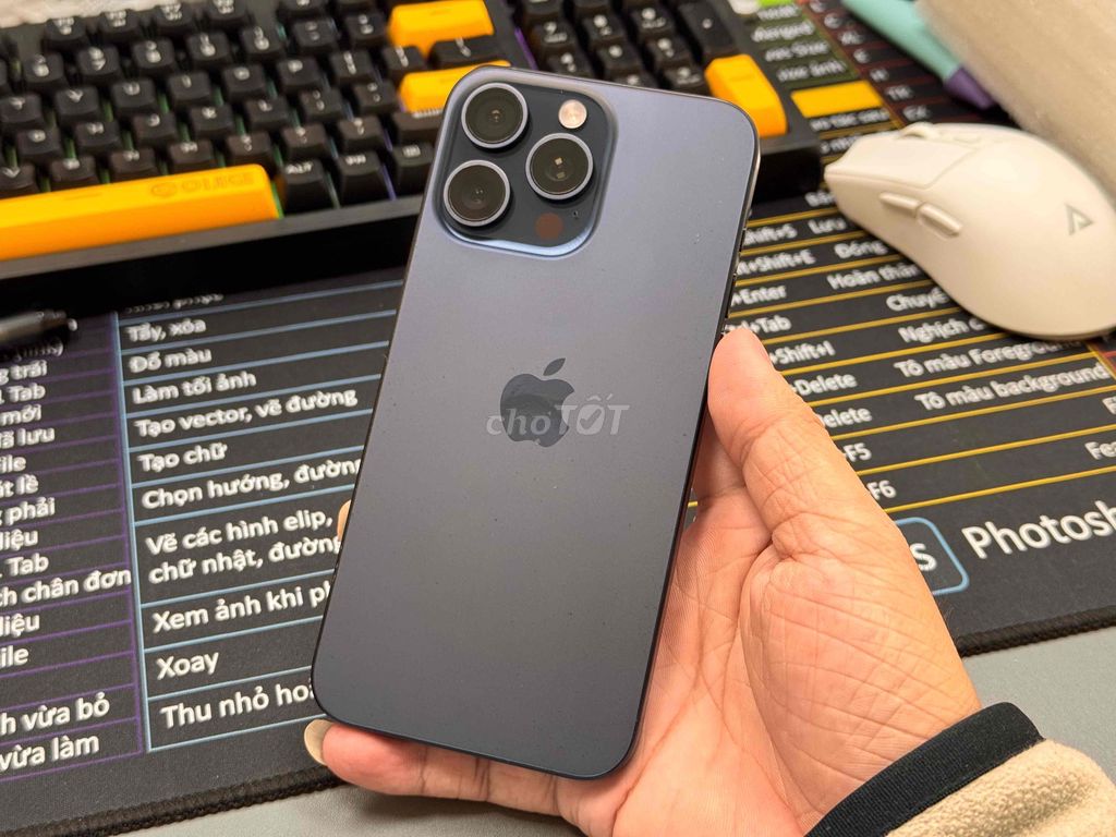 iPhone 15 Pro Max Xanh 256GB (Mỹ). Mua bán Điện thoại tại Quận Lê Chân Hải Phòng được đăng bởi Ap Store 444 tô hiệu hình 1