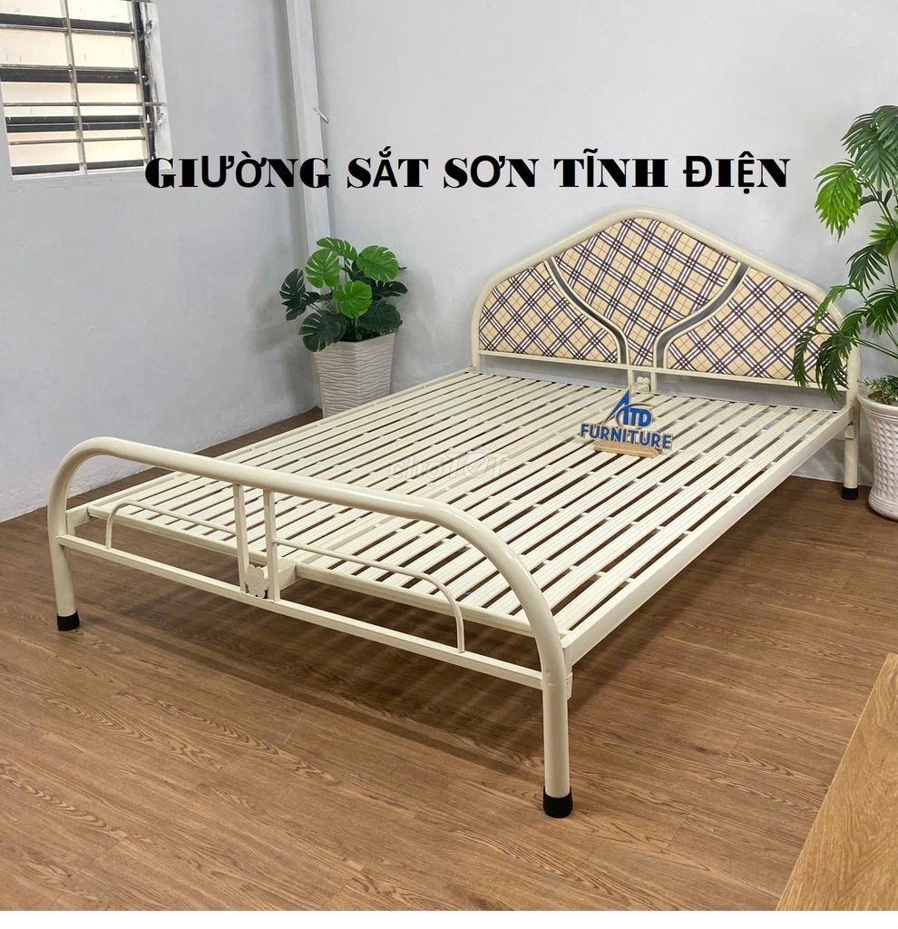 Giường sắt Giường sắt Giường sắt Giường sắt Giường. Mua bán Giường, chăn ga gối nệm tại Huyện Bến Lức Long An được đăng bởi NỘI THẤT VĂN PHÒNG hình 1