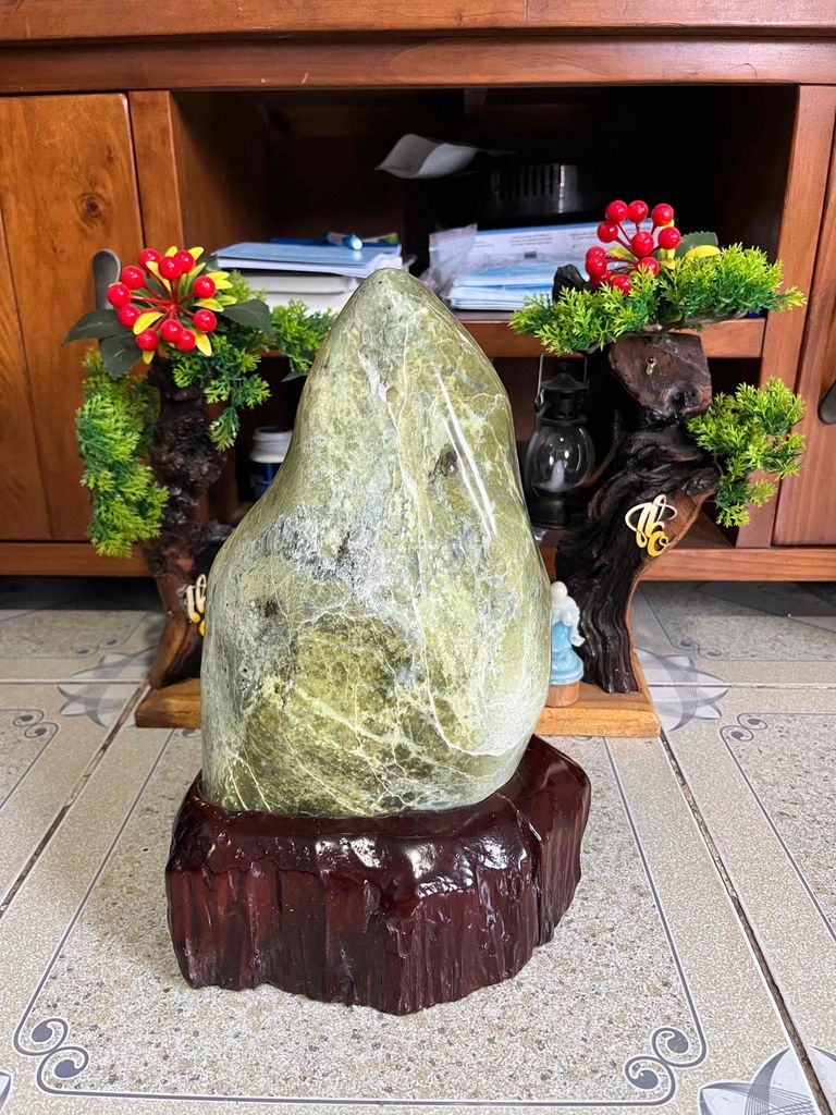 Đá phong thủy tự nhiên Xanh 9.5kg. Mua bán Đồ sưu tầm, đồ cổ tại Thành phố Biên Hòa Đồng Nai được đăng bởi Tên chưa cung cấp hình 1