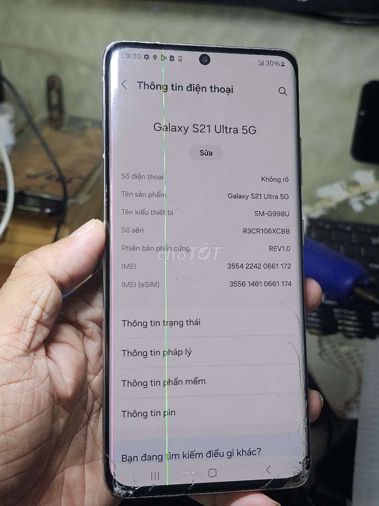 Samsung Galaxy S21 Ultra 5G 128GB giá chữa cháy . Mua bán Điện thoại tại Quận 8 Tp Hồ Chí Minh được đăng bởi Thiên Hòa mobile  hình 1