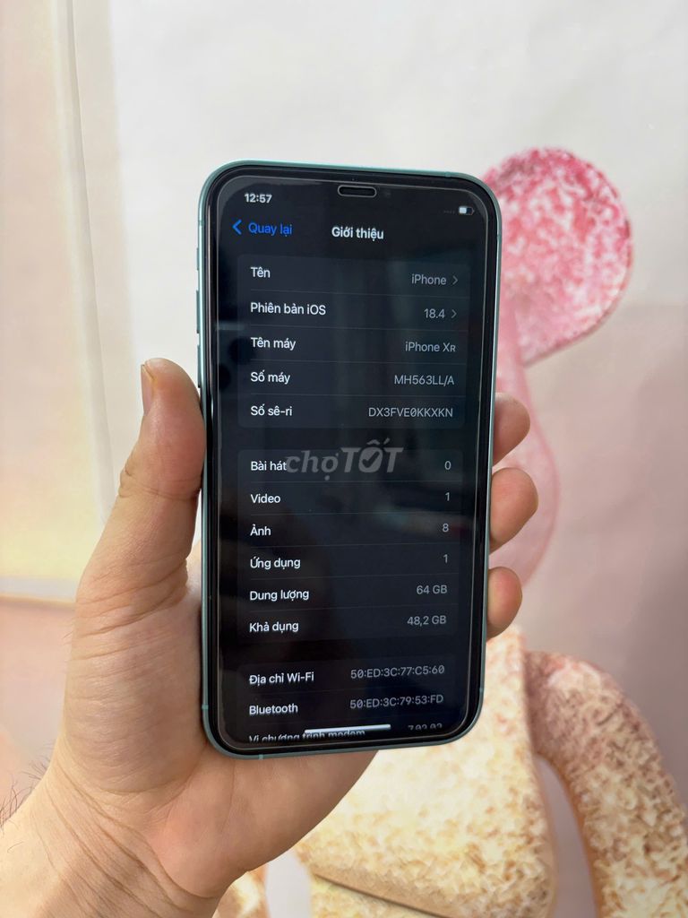 iPhone XR độ 64GB Xanh full zin. Mua bán Điện thoại tại Quận Bắc Từ Liêm Hà Nội được đăng bởi Cửa hàng Bính Táo hình 1
