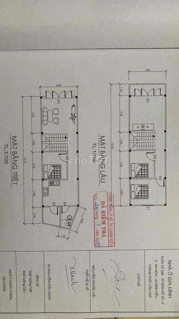 BAN NHÀ HẺM 233 NGUYỄN VĂN Cừ