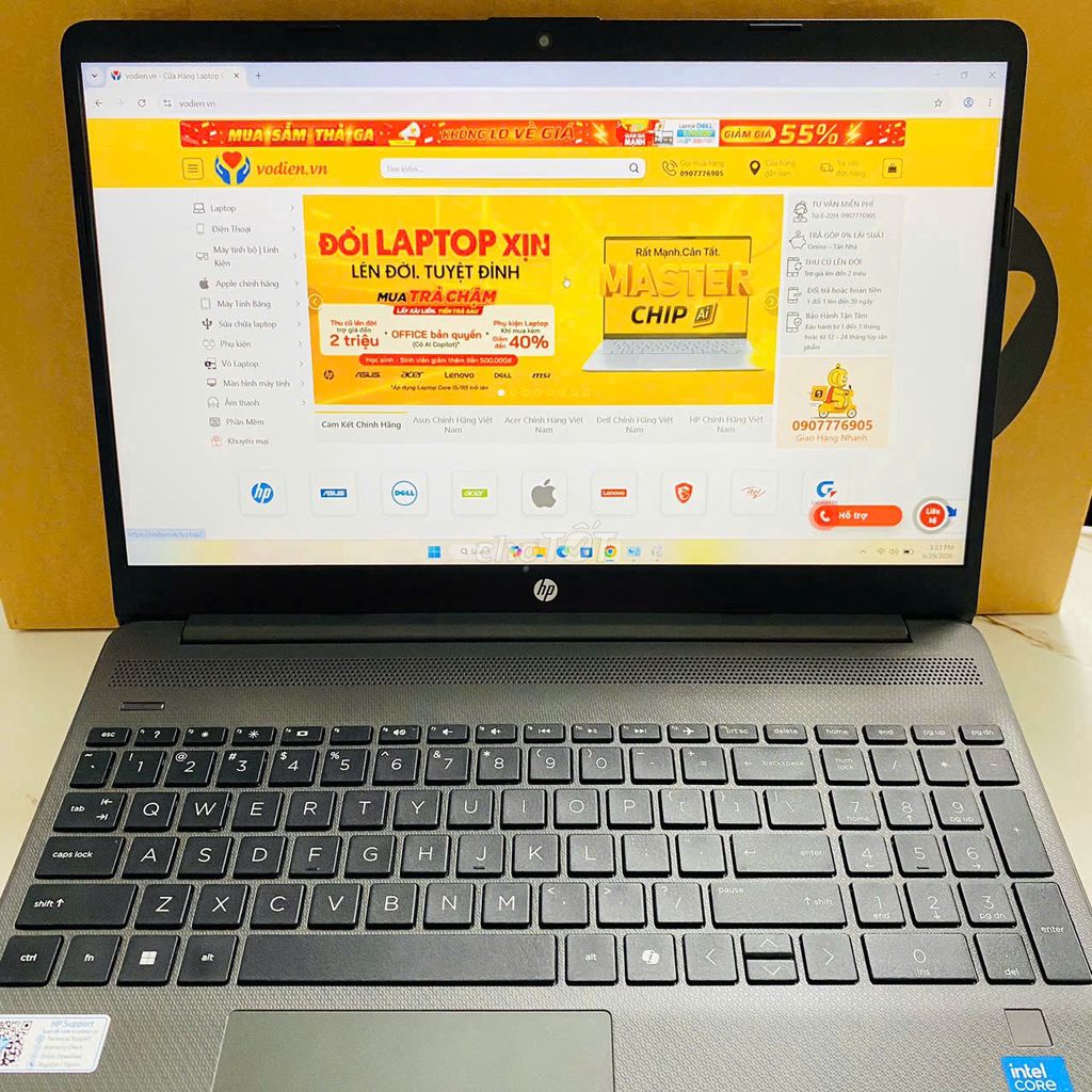 HP NoteBook 250R-G9 Core 3-100U 8GB/512GB Win11. Mua bán Laptop tại Quận Ninh Kiều Cần Thơ được đăng bởi Võ Diện hình 1