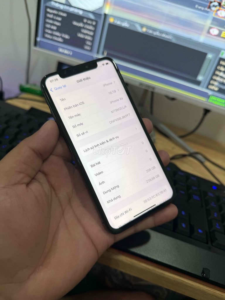 iPhone Xs 256GB Đen. Mua bán Điện thoại tại Quận 8 Tp Hồ Chí Minh được đăng bởi bin mobile  hình 1
