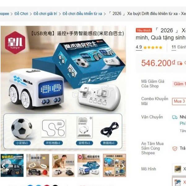 Xe buýt cảm biến thông minh, điều khiển từ xa. Mua bán Sở thích khác tại Thành phố Dĩ An Bình Dương được đăng bởi hàng mới thanh lý 1 nữa giá hình 1