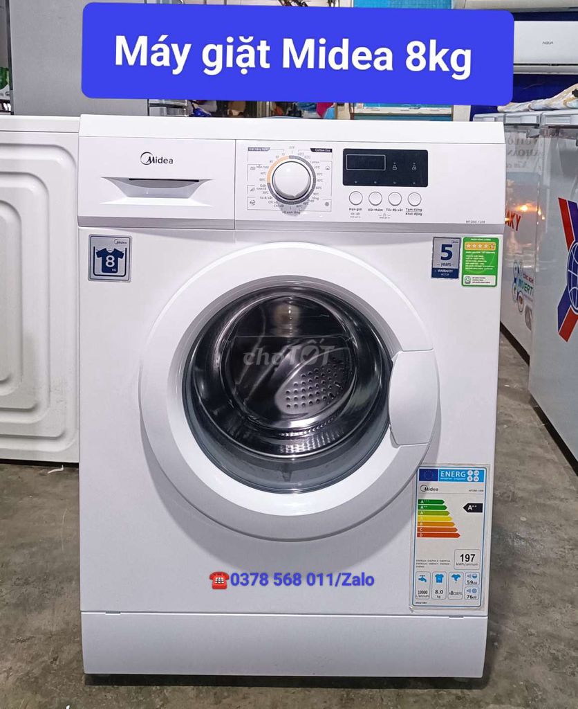 Máy giặt Midea 8kg. Mua bán Máy giặt tại Thành phố Nha Trang Khánh Hòa được đăng bởi Điện Lạnh Duy Quang Nha Trang   hình 1