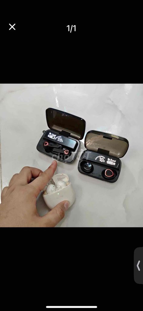Tai nghe Bluetooth Đen, Trắng 1 tai hư pin. Mua bán Tivi, Âm thanh tại Thành phố Thuận An Bình Dương được đăng bởi Phạm Huy Cường hình 1