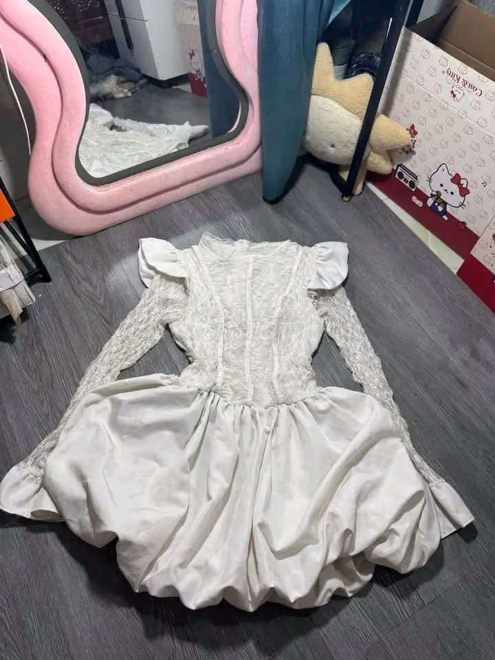 Đầm Nữ Ren Satin. Mua bán Quần áo tại Huyện Vĩnh Bảo Hải Phòng được đăng bởi Ng Thi Huyen Trang hình 1