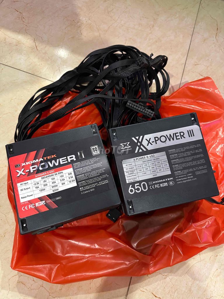 Nguồn máy tính Xigmatek X650 650W. Mua bán Linh kiện (RAM, Card...) tại Quận Long Biên Hà Nội được đăng bởi MH hình 1