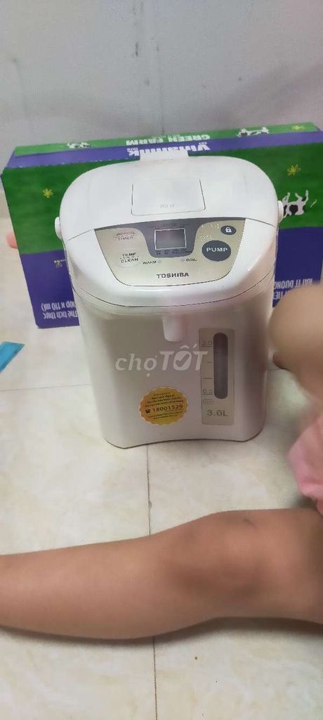 Bình thủy điện Toshiba 3.0L Trắng. Mua bán Bếp, lò, đồ điện nhà bếp tại Huyện An Dương Hải Phòng được đăng bởi trần đạt hình 1