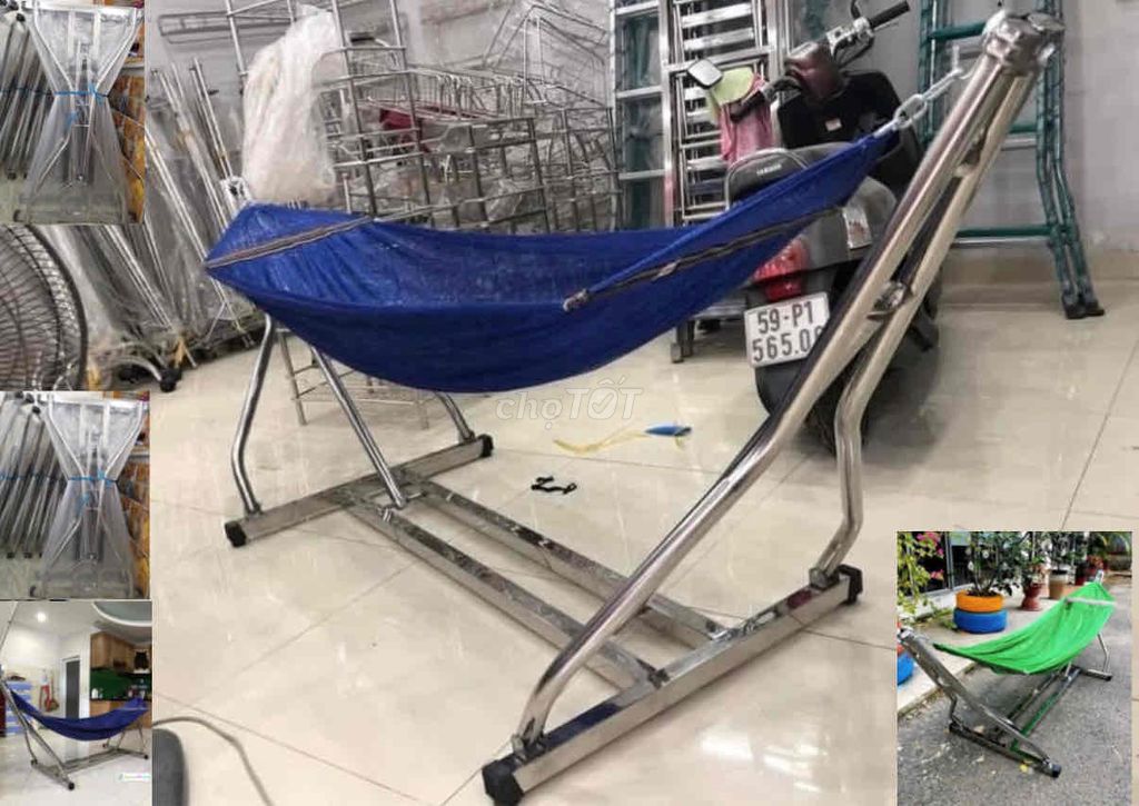 Luân chuyển kho xãa KHUNG VÕNG INOX VUÔNG NEW 100%. Mua bán Giường, chăn ga gối nệm tại Quận 12 Tp Hồ Chí Minh được đăng bởi Xưởng võng xếp hình 1