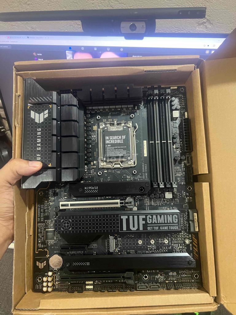 Bo mạch chủ Asus TUF Gaming X670E-Plus Đen. Mua bán Linh kiện (RAM, Card...) tại Quận Gò Vấp Tp Hồ Chí Minh được đăng bởi Đoàn Quí PC Gaming Gear hình 1