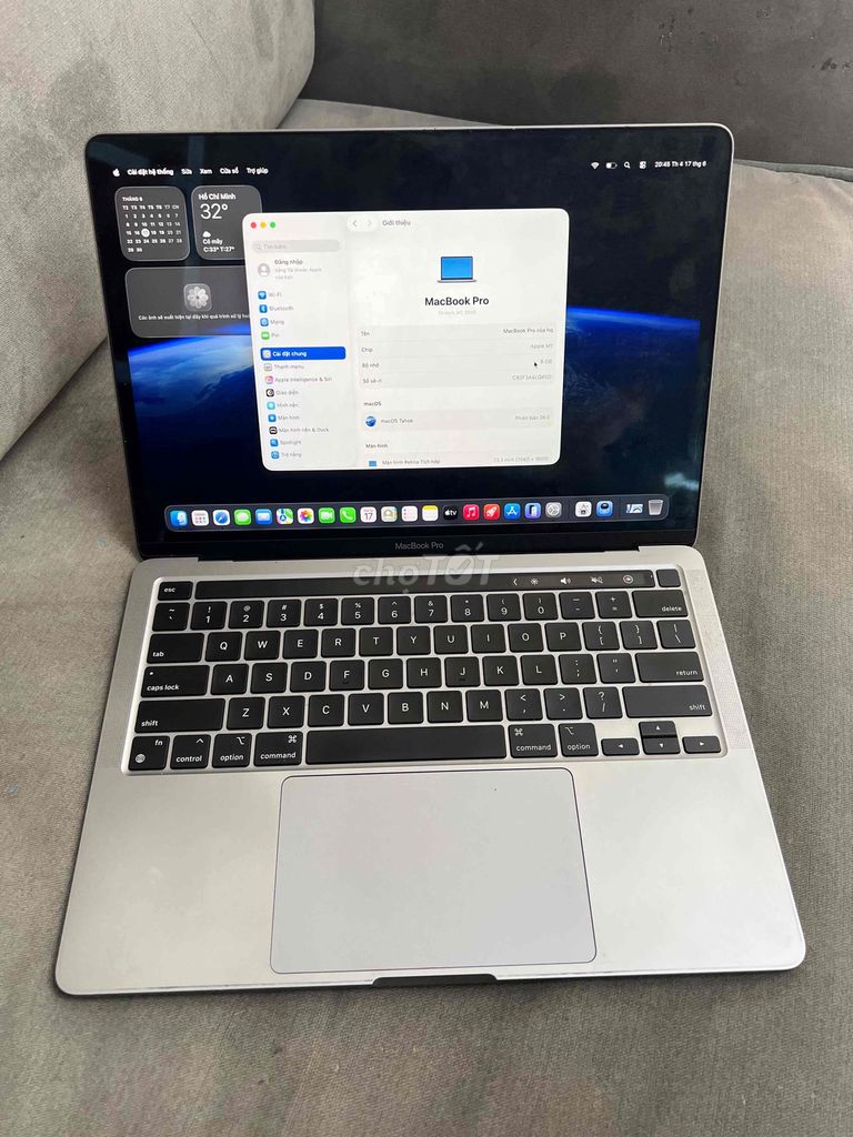 Apple Macbook Pro M1 8GB/256GB Xám. Mua bán Laptop tại Quận Đống Đa Hà Nội được đăng bởi HQ Computer hình 1