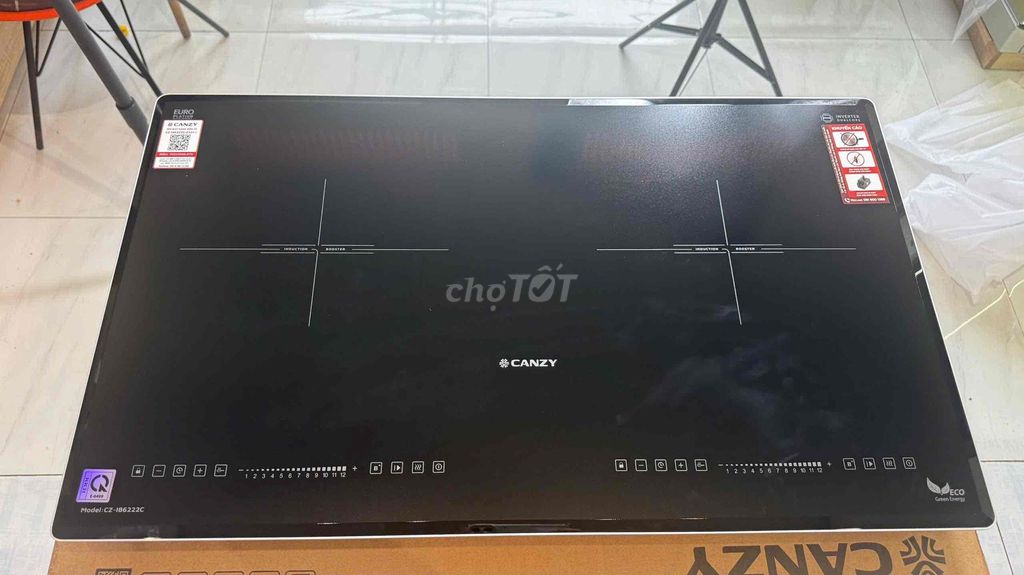 Bếp từ đôi Canzy CZ-I86222C chính hãng giá rẻ mới. Mua bán Bếp, lò, đồ điện nhà bếp tại Quận 12 Tp Hồ Chí Minh được đăng bởi thi  hình 1