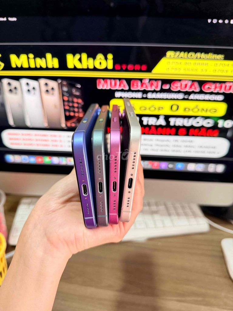 iPhone 16Plus 128GB Qte đẹp👉🏻nợ xấu đưa 4tr9. Mua bán Điện thoại tại Quận Bình Thạnh Tp Hồ Chí Minh được đăng bởi Minh Khôi store hình 1