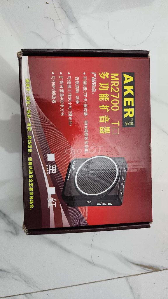 Loa trợ giảng AKER MR2700 Đen Mới. Mua bán Tivi, Âm thanh tại Huyện Tiên Du Bắc Ninh được đăng bởi hung trinh van hình 1