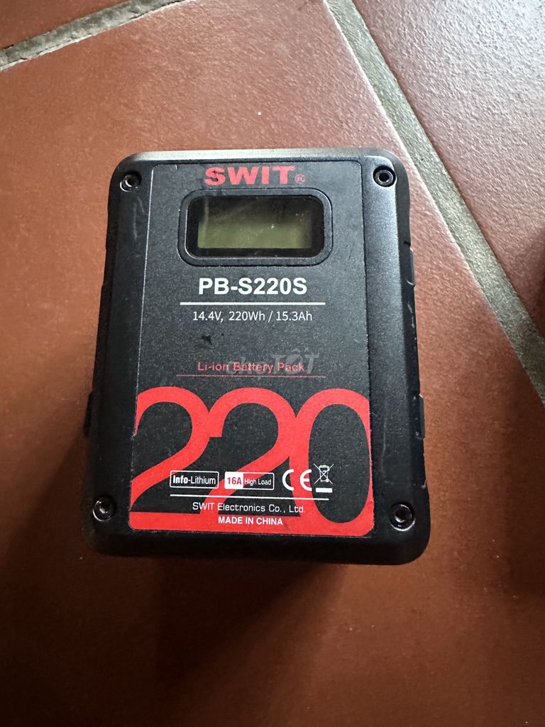 Pin sạc SWIT PB-S220S Đen cho máy quay. Mua bán Phụ kiện (Màn hình, Chuột...) tại Huyện Sóc Sơn Hà Nội được đăng bởi Tuấn Hưng hình 1