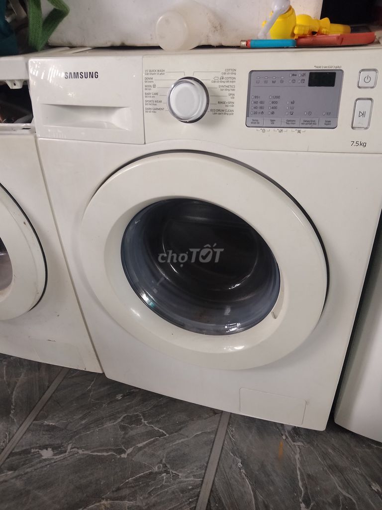 Máy giặt Samsung 7.5kg cửa ngang cũ. Mua bán Máy giặt tại Huyện Thiệu Hóa Thanh Hóa được đăng bởi thai hình 1