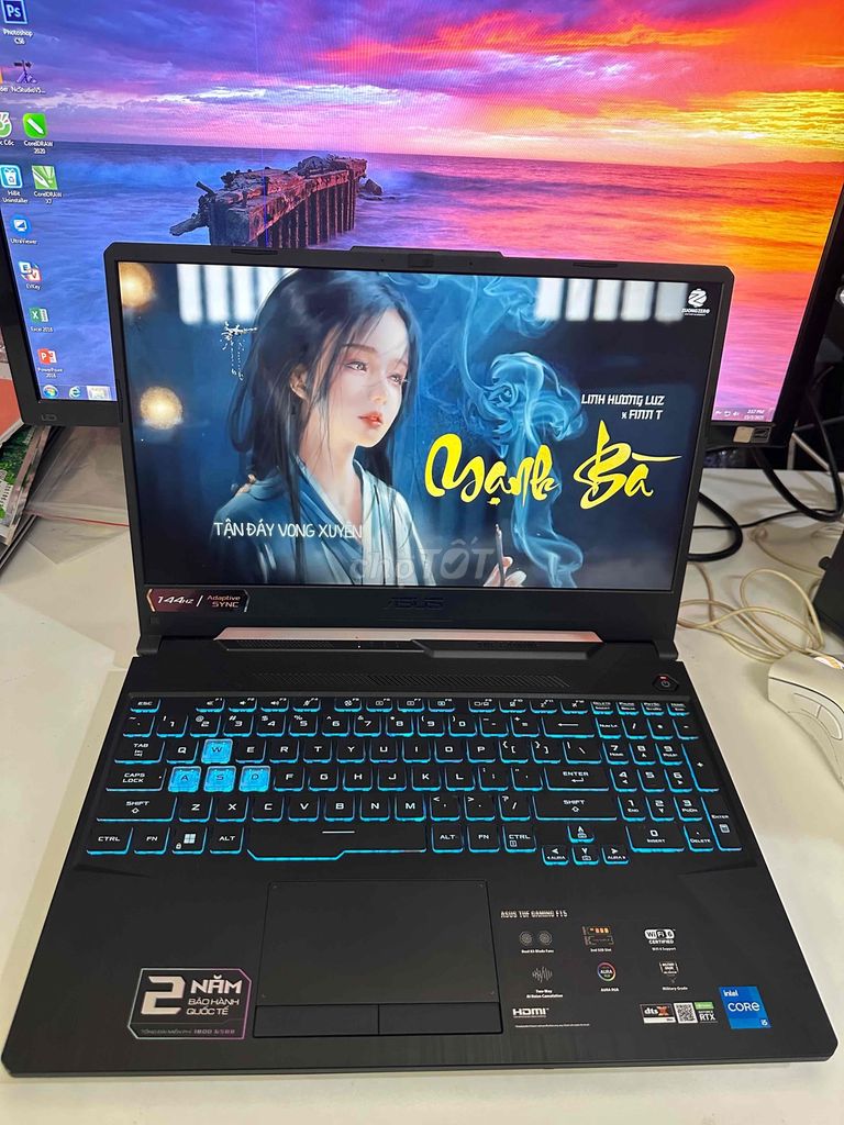 Asus tuf gaming còn bao hành hãng đẹp 99%