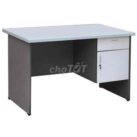 Bàn làm việc gỗ MFC màu chì 1m2x60cm mới. Mua bán Đồ dùng văn phòng tại Quận Đống Đa Hà Nội được đăng bởi nguyễn hoàng sơn hình 1