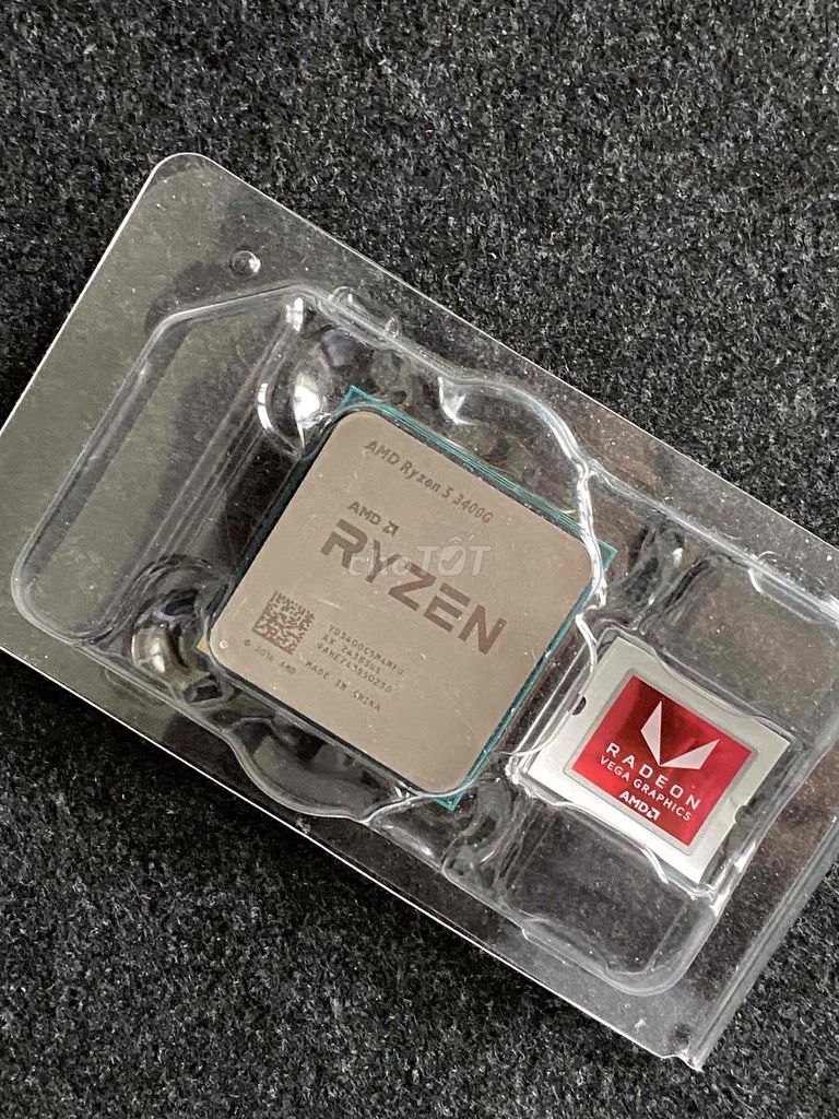 cpu amd ryzen 5 3400g tray (ko fan). Mua bán Linh kiện (RAM, Card...) tại Thành phố Đà Lạt Lâm Đồng được đăng bởi MAI BINH hình 1