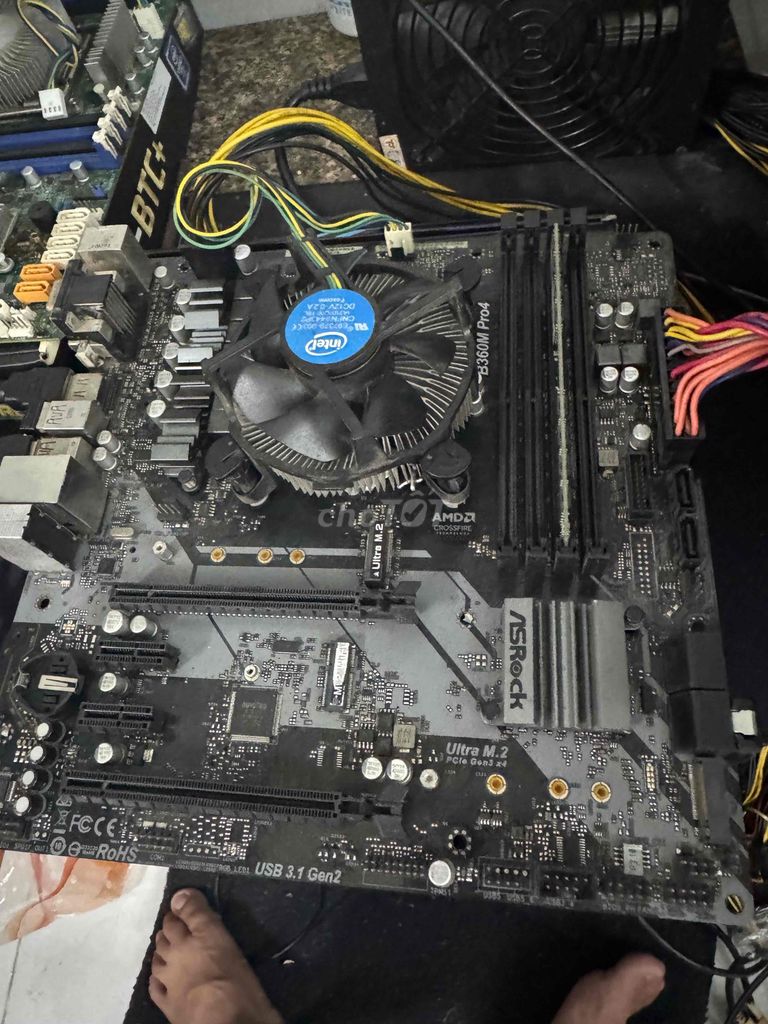 Main B360M Pro4 i7 9700k chạy mượt. Mua bán Linh kiện (RAM, Card...) tại Quận Bình Tân Tp Hồ Chí Minh được đăng bởi Đức PC hình 1