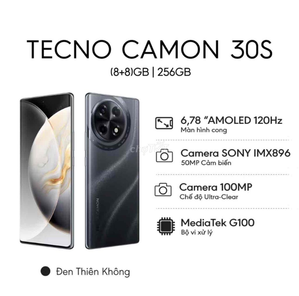 fullbox bh 12tháng Camon 30S 8+8 /256GB màn cong. Mua bán Điện thoại tại Huyện Long Hồ Vĩnh Long được đăng bởi phong mono hình 1