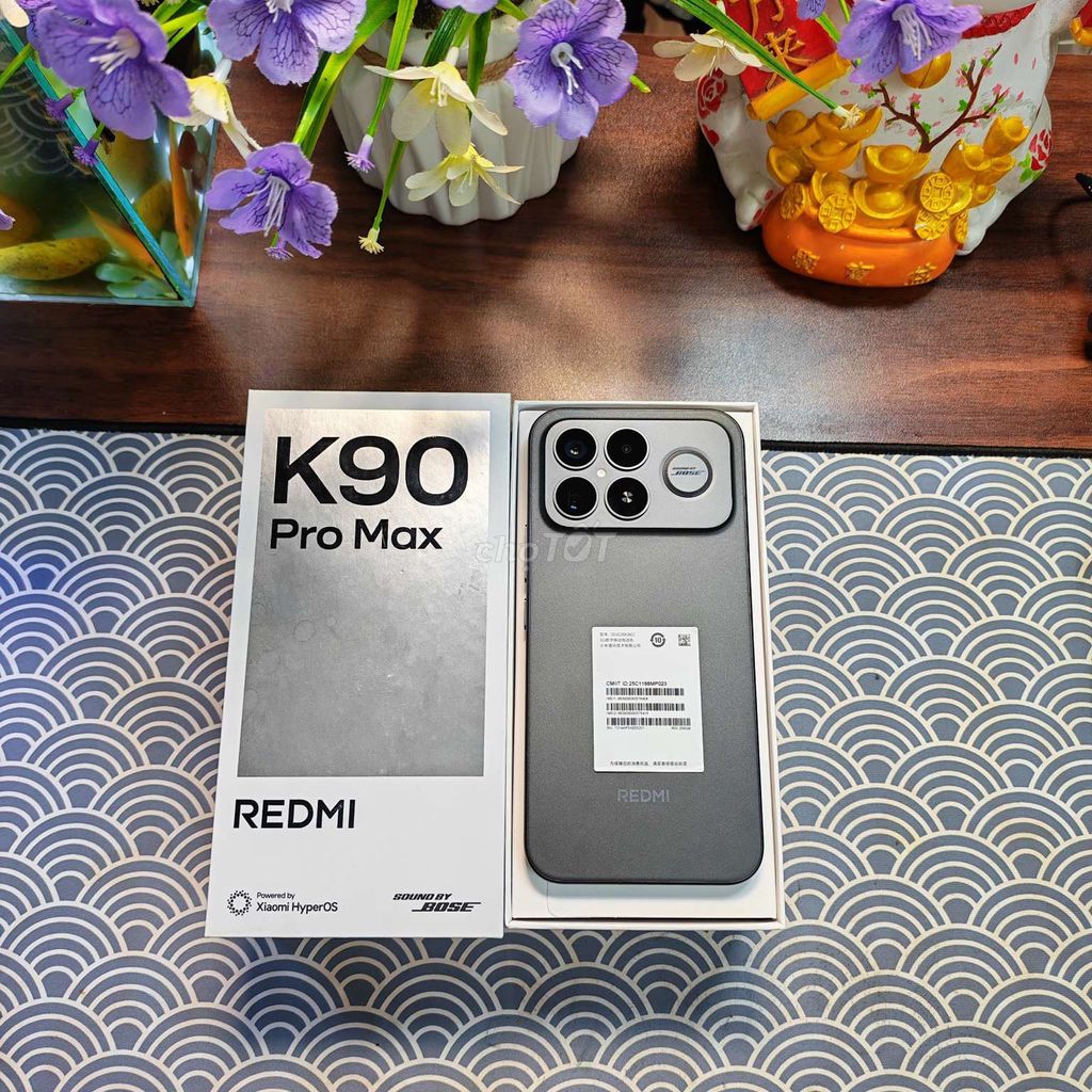 Điện thoại Redmi K90 Pro Max Fullbox 256G Đen. Mua bán Điện thoại tại Quận Ba Đình Hà Nội được đăng bởi Chat mobile hình 1